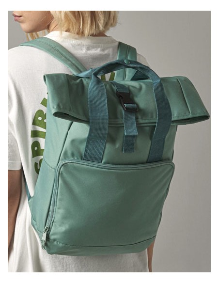 BAG-BG118-Twin Handle Roll-Top Backpack 2